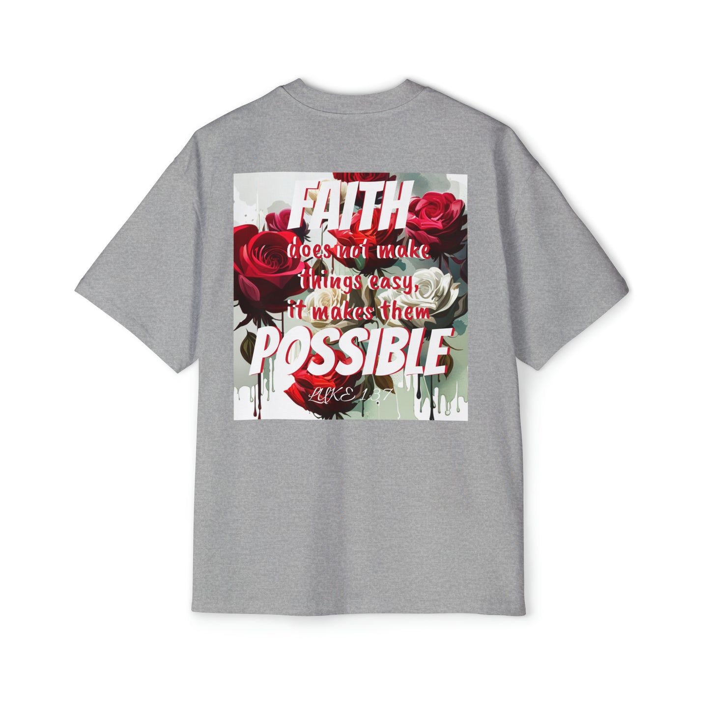 Luke 1:37 Heavy Oversized Tee